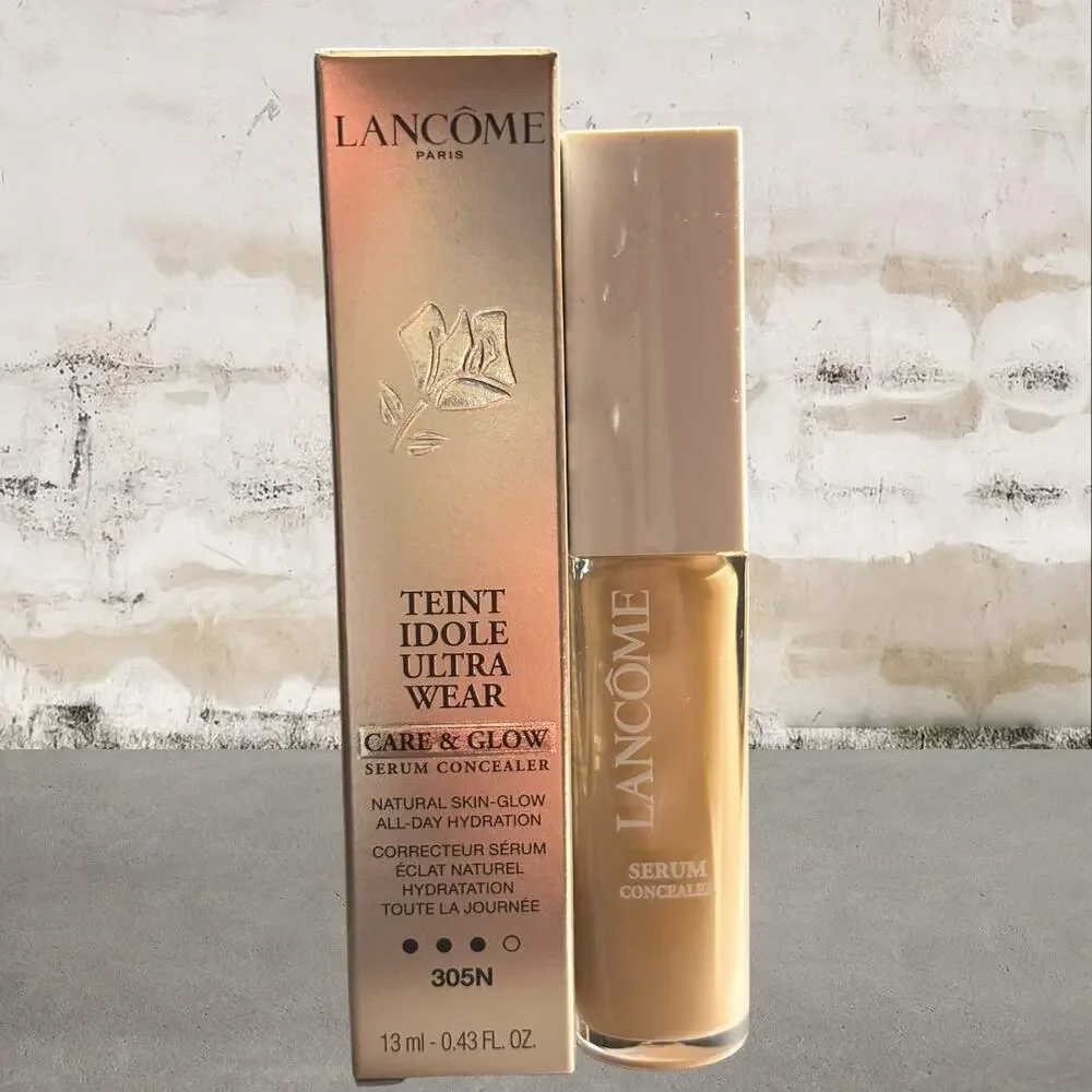 Lancome Teint Idole Ultra Wear Care & Glow Serum Concealer in 305N NIB
